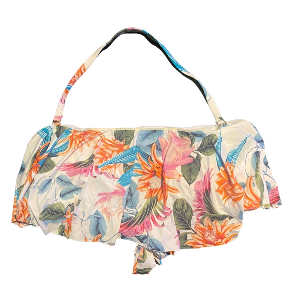 Worthington Tropical Print Bathing Suit TOP ONLY, 3X